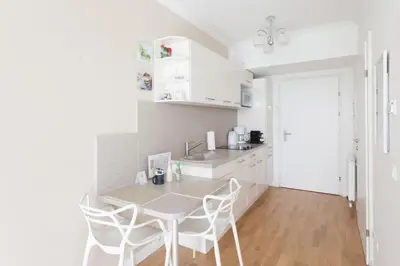 Küche/Küchenzeile in der Unterkunft Sofie Apartments