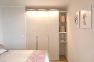 Ein Bett oder Betten in einem Zimmer der Unterkunft Sofie Apartments