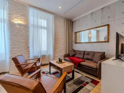 TV/Unterhaltungsangebot in der Unterkunft Bright Apartment Mariahilf