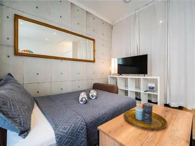 TV/Unterhaltungsangebot in der Unterkunft Bright Apartment Mariahilf
