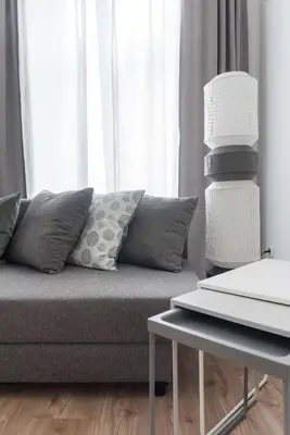 Ein Sitzbereich in der Unterkunft Caring Family Apartment Close To The Center