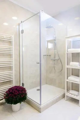 Ein Badezimmer in der Unterkunft La Vienna Suites - Apartments Hauptbahnhof