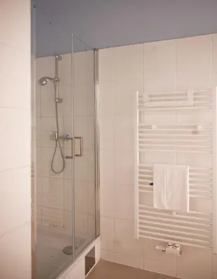 Ein Badezimmer in der Unterkunft Elegant Suite Augarten