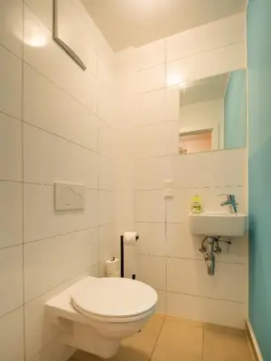 Ein Badezimmer in der Unterkunft Elegant Apartment Naschmarkt