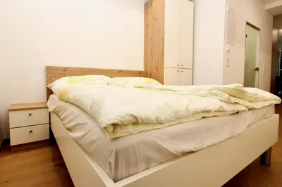 Ein Bett oder Betten in einem Zimmer der Unterkunft Central STUDIO WORK and TRAVEL