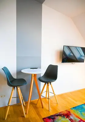 TV/Unterhaltungsangebot in der Unterkunft Backpacker Apartment Schönbrunn