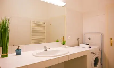 Ein Badezimmer in der Unterkunft Highlight Suite Universitaet Wien