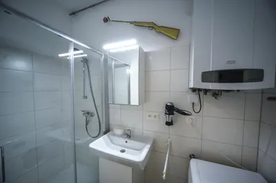 Ein Badezimmer in der Unterkunft Vintage Apartment Vienna by JR City Apartments