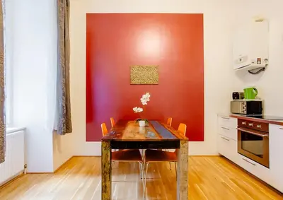 Küche/Küchenzeile in der Unterkunft Exclusive Apartment City Center