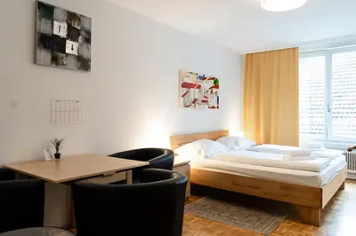 Ein Bett oder Betten in einem Zimmer der Unterkunft Central living - Stephansdom Apartments