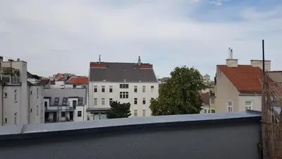 Das Gebäude in dem sich die Ferienwohnung befindet