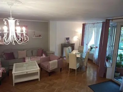 Ein Sitzbereich in der Unterkunft Casa Magnolia Vienna