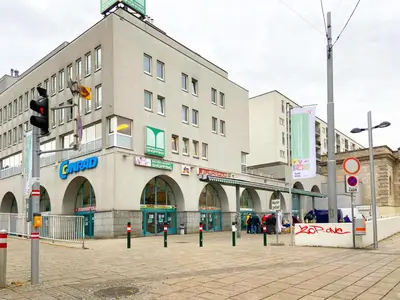 Das Gebäude in dem sich die Ferienwohnung befindet