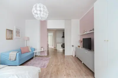 TV/Unterhaltungsangebot in der Unterkunft Nice apartment in lovely area
