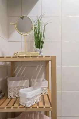Ein Badezimmer in der Unterkunft Nice apartment in lovely area