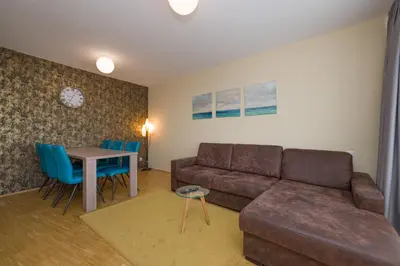Ein Sitzbereich in der Unterkunft Vienna Stay Apartments Linzerstrasse