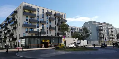 Das Gebäude in dem sich die Ferienwohnung befindet