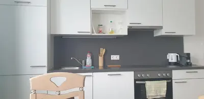 Küche/Küchenzeile in der Unterkunft Exquisit Apartment Simmering