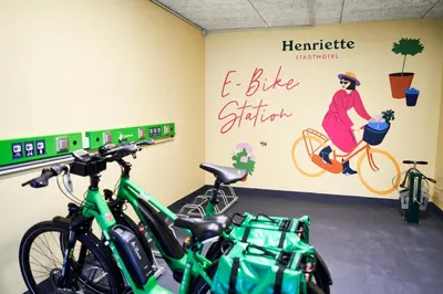 Radfahren an der Unterkunft Henriette Stadthotel Vienna oder in der Nähe