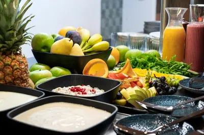 Essen im Hotel oder in der Nähe