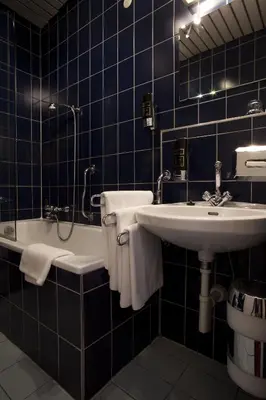 Ein Badezimmer in der Unterkunft Pension Pharmador
