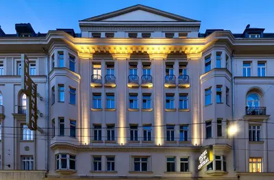 Das Gebäude in dem sich das Hotel befindet