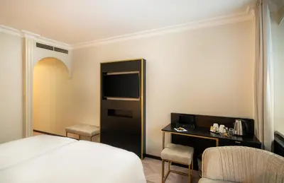 Ein Bett oder Betten in einem Zimmer der Unterkunft elaya hotel vienna city center, Trademark by Wyndham