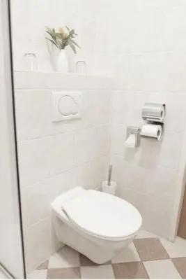 Ein Badezimmer in der Unterkunft Hotel Pension ARPI