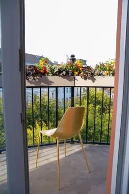 Ein Balkon oder eine Terrasse in der Unterkunft Boutiquehotel Das Tyrol