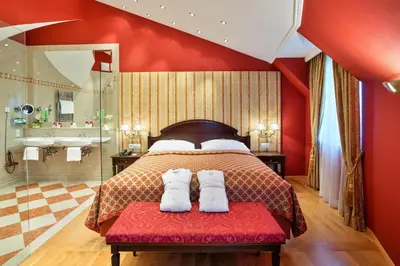 Ein Bett oder Betten in einem Zimmer der Unterkunft Austria Trend Hotel Ananas Wien