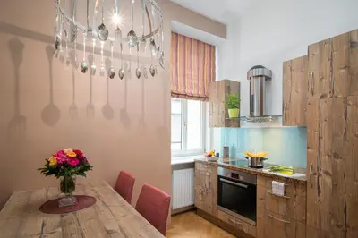 Küche/Küchenzeile in der Unterkunft Appartement-Hotel an der Riemergasse