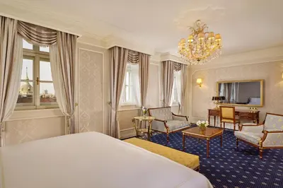 Ein Bett oder Betten in einem Zimmer der Unterkunft Hotel Imperial, a Luxury Collection Hotel, Vienna