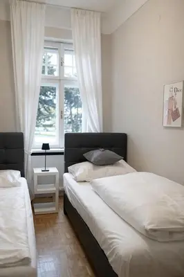 Ein Bett oder Betten in einem Zimmer der Unterkunft Hotel Bergwirt Schönbrunn