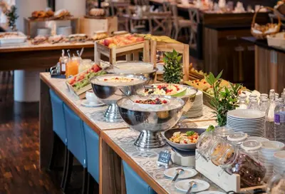 Essen im Hotel oder in der Nähe