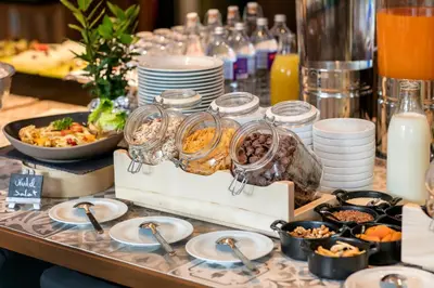 Essen im Hotel oder in der Nähe