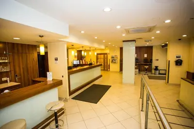 Lobby/Rezeption in der Unterkunft Hotel Geblergasse