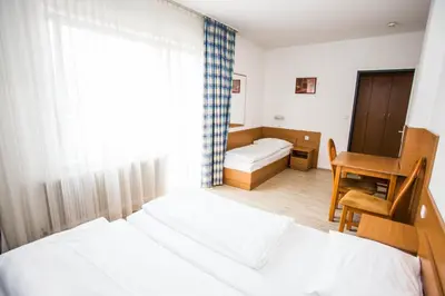 Ein Bett oder Betten in einem Zimmer der Unterkunft Hotel Geblergasse