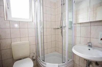 Ein Badezimmer in der Unterkunft Hotel Geblergasse
