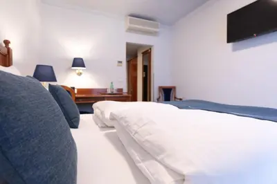Ein Bett oder Betten in einem Zimmer der Unterkunft Garner Hotel Vienna - Prinz Eugen by IHG