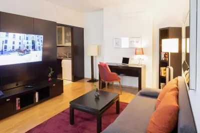 TV/Unterhaltungsangebot in der Unterkunft The Levante Rathaus Apartments