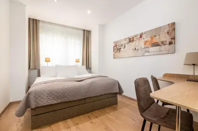 Ein Bett oder Betten in einem Zimmer der Unterkunft Hotel Zentral