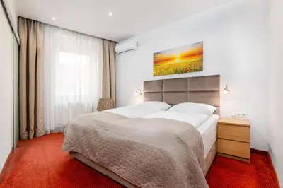 Ein Bett oder Betten in einem Zimmer der Unterkunft Hotel Zentral
