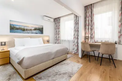 Ein Bett oder Betten in einem Zimmer der Unterkunft Hotel Zentral