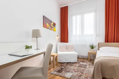 Ein Bett oder Betten in einem Zimmer der Unterkunft Hotel Zentral