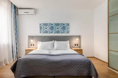 Ein Bett oder Betten in einem Zimmer der Unterkunft Hotel Zentral