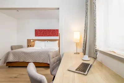 Ein Bett oder Betten in einem Zimmer der Unterkunft Hotel Zentral