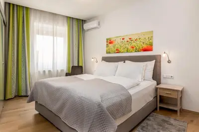 Ein Bett oder Betten in einem Zimmer der Unterkunft Hotel Zentral