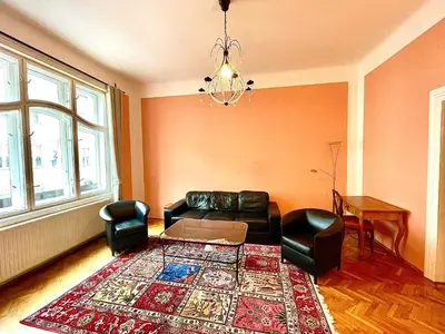 Ein Sitzbereich in der Unterkunft King Apartments | contactless check-in