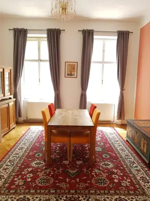 Ein Sitzbereich in der Unterkunft King Apartments | contactless check-in