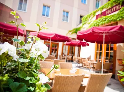 Ein Restaurant oder anderes Speiselokal in der Unterkunft Austria Classic Hotel Wien